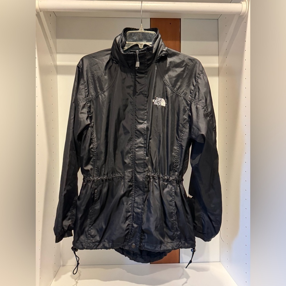 The North Face Hydrenaline Hooded Windbreaker – DWR - Black – Women’s S (Fits M)